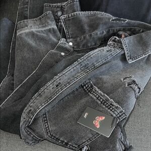 Women’s grey denim jacket